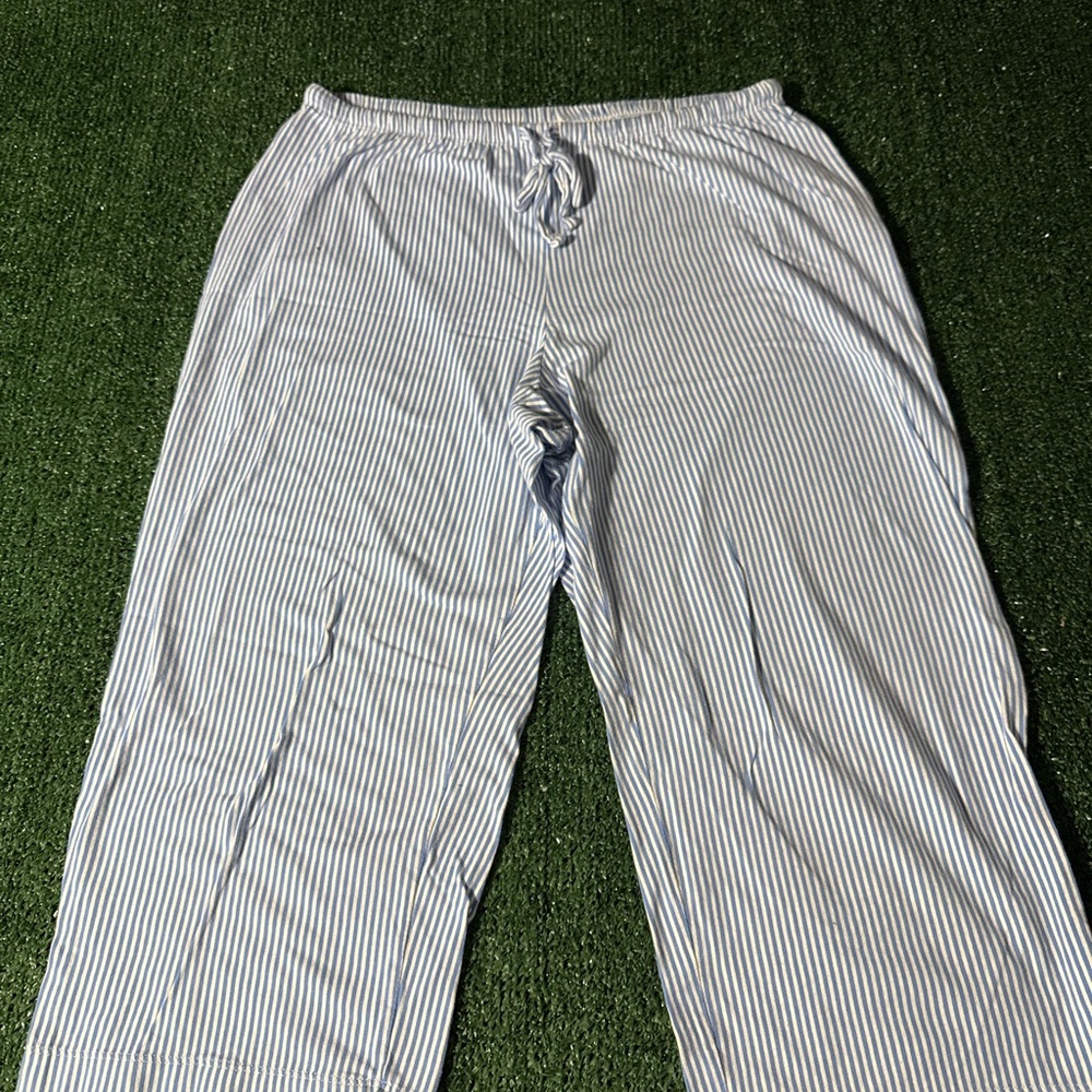 Striped Lounge Pants with Drawstring